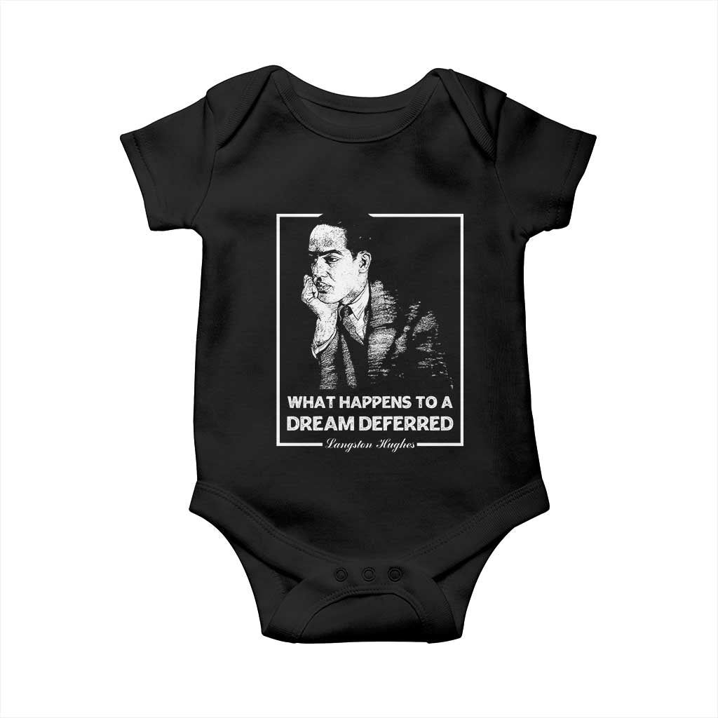 Langston Hughes Baby Onesie A Dream Deferred Harlem Renaissance Black History