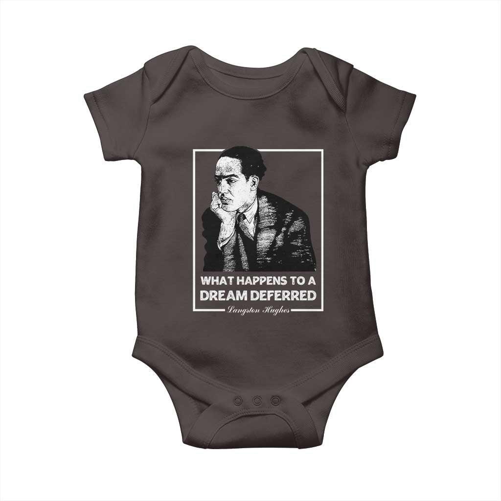 Langston Hughes Baby Onesie A Dream Deferred Harlem Renaissance Black History