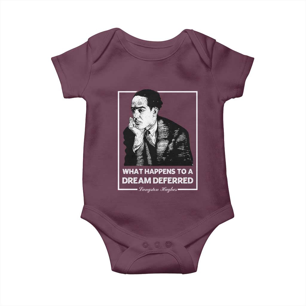 Langston Hughes Baby Onesie A Dream Deferred Harlem Renaissance Black History