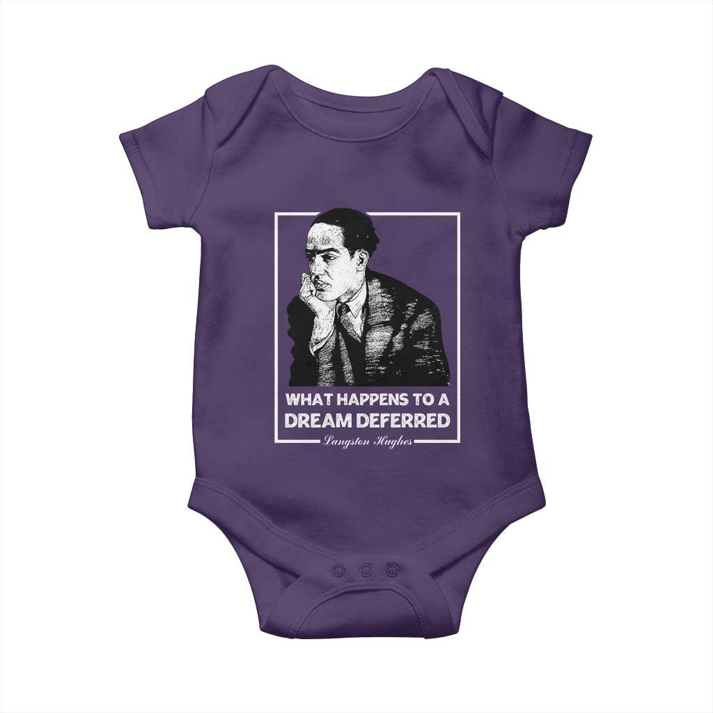Langston Hughes Baby Onesie A Dream Deferred Harlem Renaissance Black History