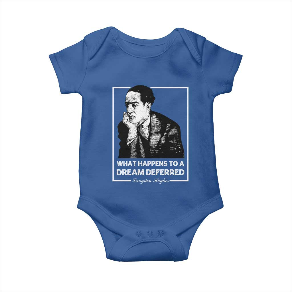 Langston Hughes Baby Onesie A Dream Deferred Harlem Renaissance Black History