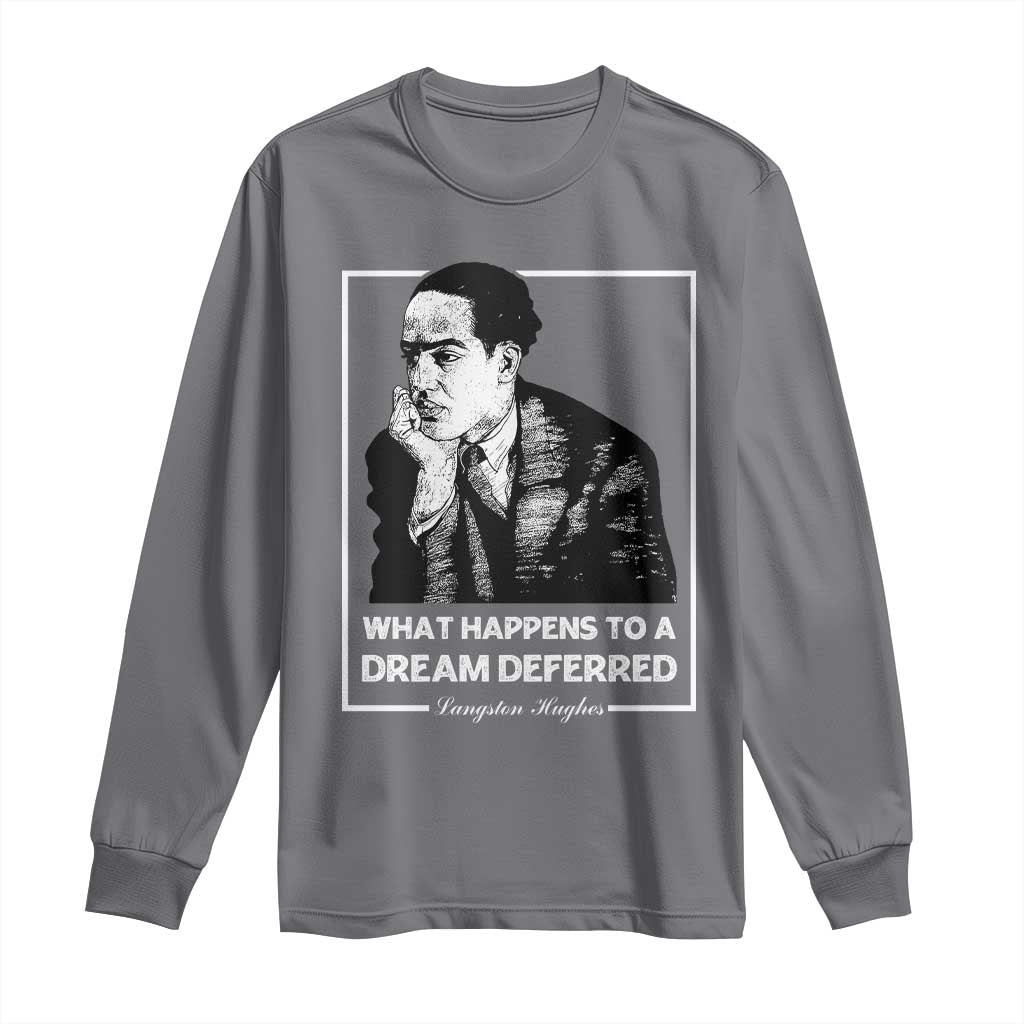 Langston Hughes Long Sleeve Shirt A Dream Deferred Harlem Renaissance Black History