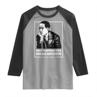 Langston Hughes Raglan Shirt A Dream Deferred Harlem Renaissance Black History