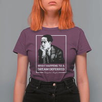 Langston Hughes T Shirt For Women A Dream Deferred Harlem Renaissance Black History