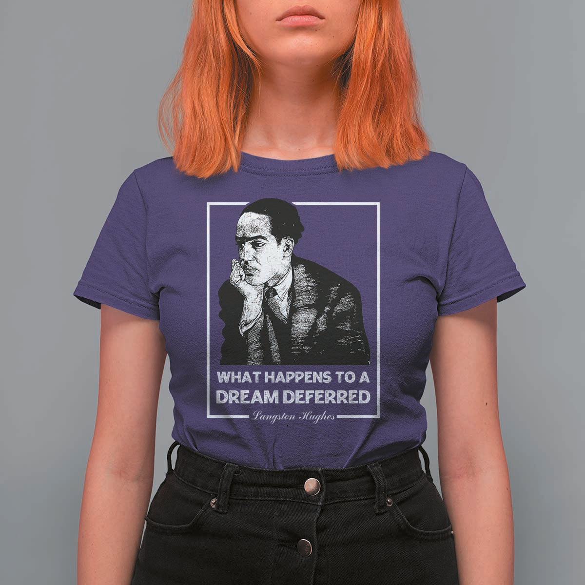 Langston Hughes T Shirt For Women A Dream Deferred Harlem Renaissance Black History