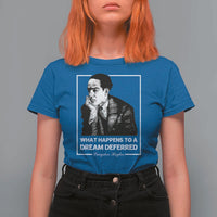 Langston Hughes T Shirt For Women A Dream Deferred Harlem Renaissance Black History