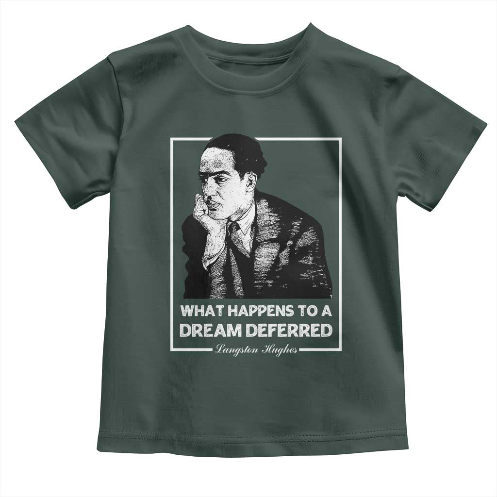 Langston Hughes Toddler T Shirt A Dream Deferred Harlem Renaissance Black History