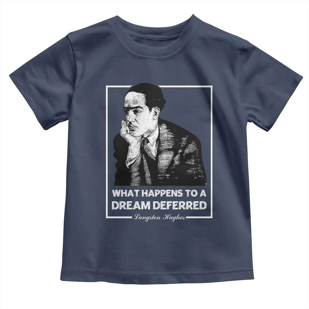Langston Hughes Toddler T Shirt A Dream Deferred Harlem Renaissance Black History