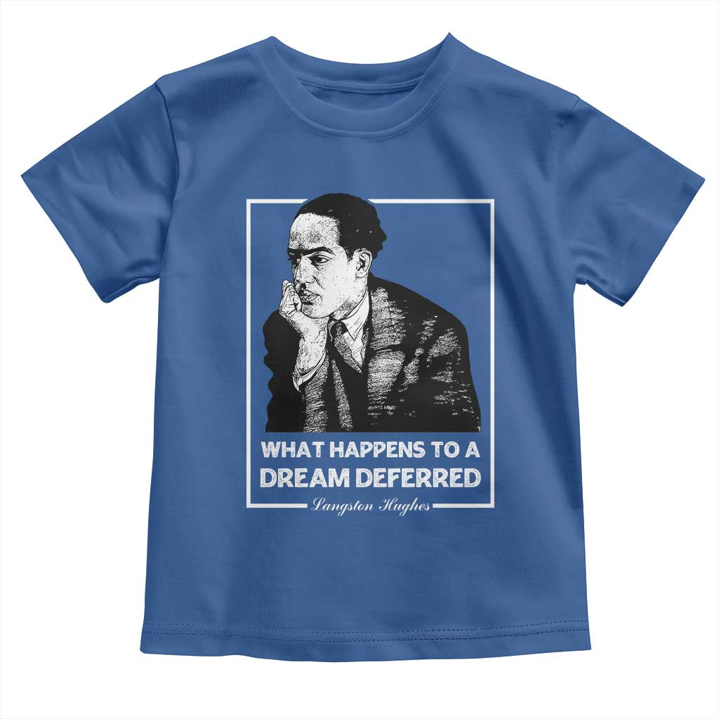 Langston Hughes Toddler T Shirt A Dream Deferred Harlem Renaissance Black History