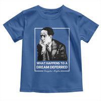 Langston Hughes Toddler T Shirt A Dream Deferred Harlem Renaissance Black History