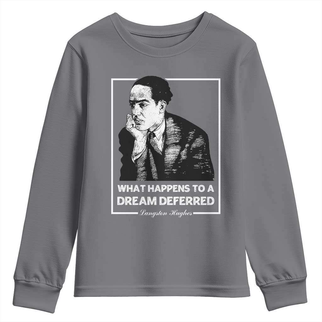 Langston Hughes Youth Sweatshirt A Dream Deferred Harlem Renaissance Black History