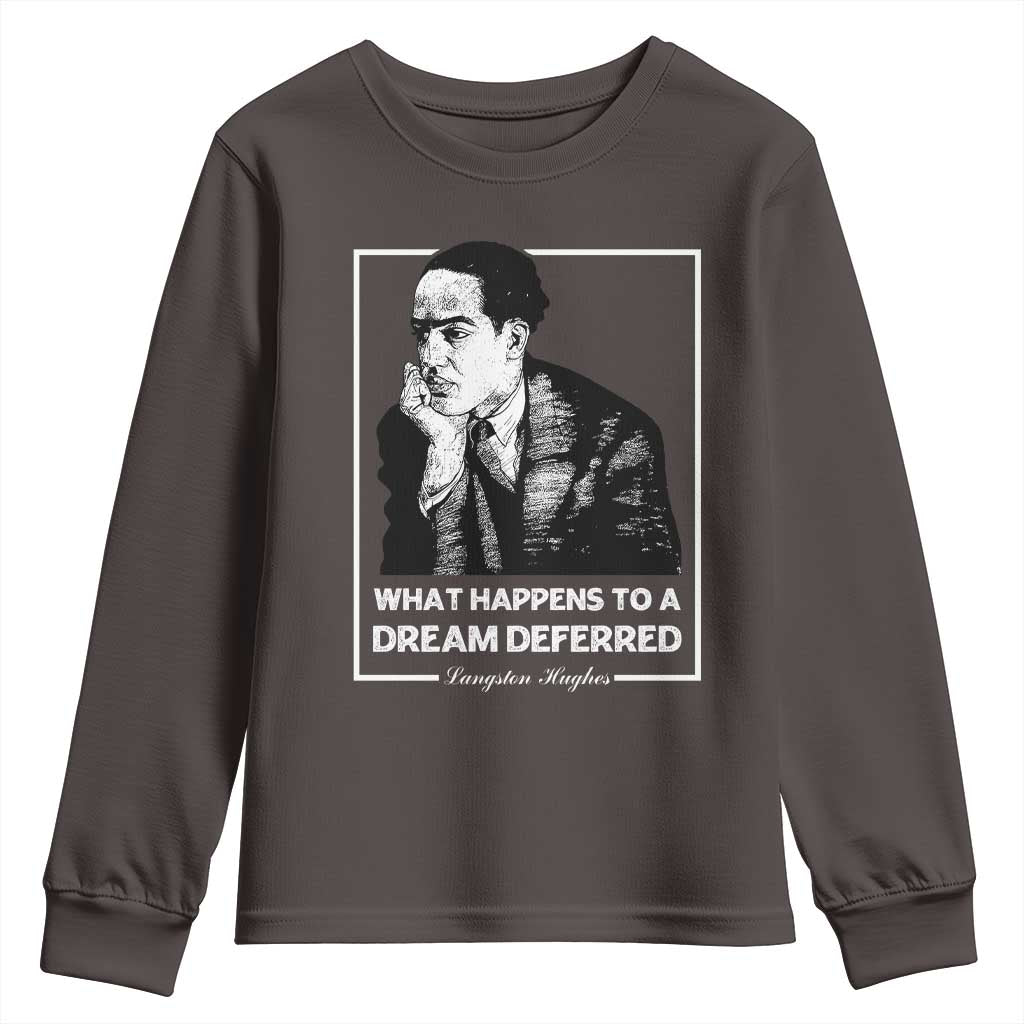 Langston Hughes Youth Sweatshirt A Dream Deferred Harlem Renaissance Black History