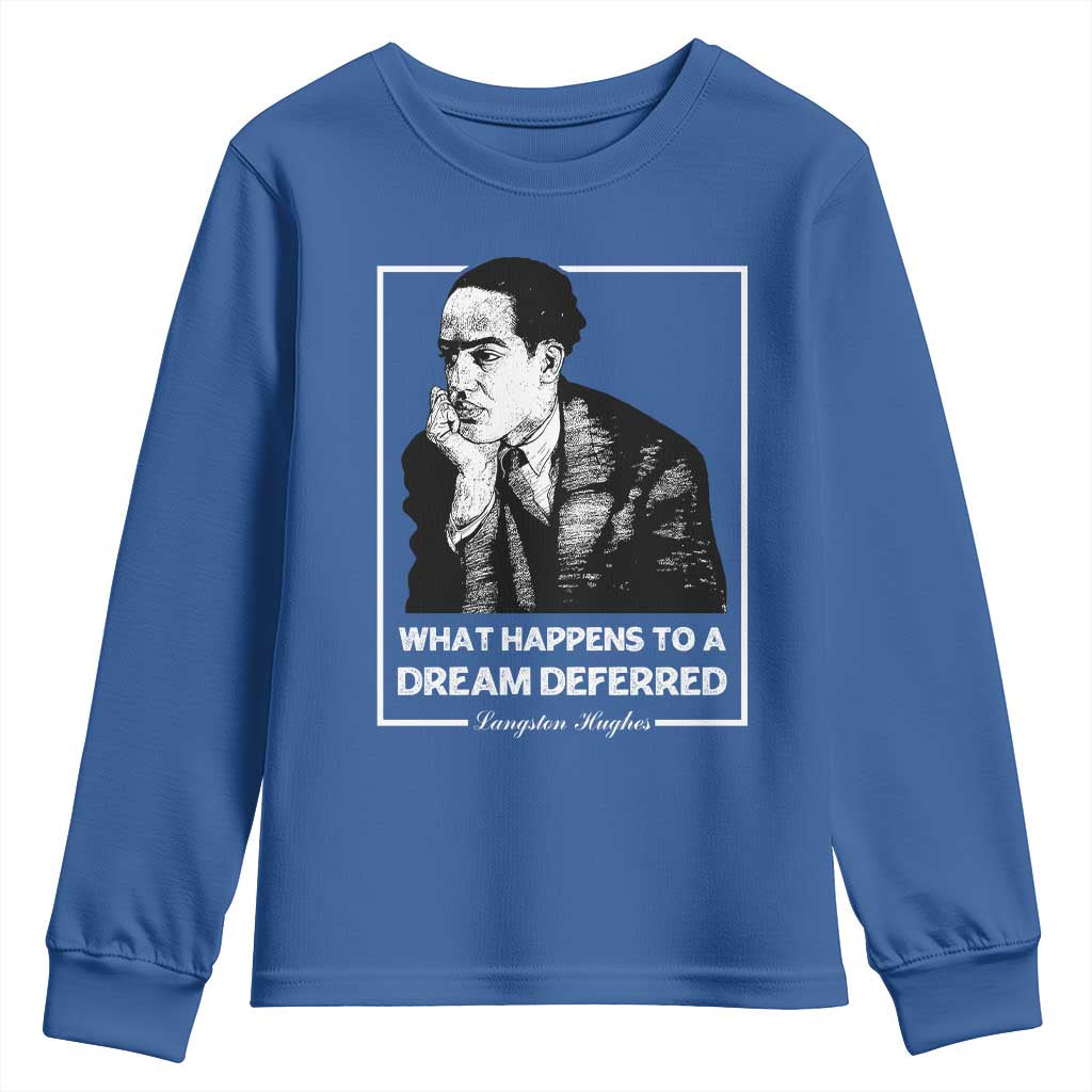 Langston Hughes Youth Sweatshirt A Dream Deferred Harlem Renaissance Black History