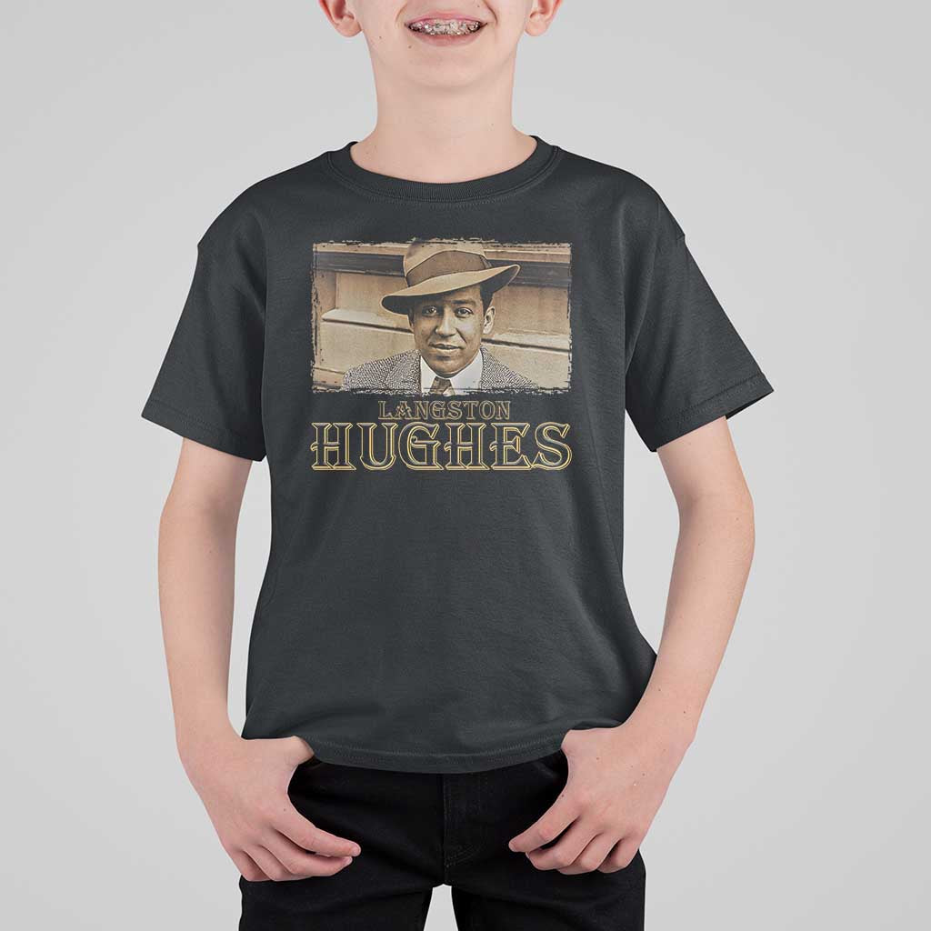 Langston Hughes T Shirt For Kid Harlem Renaissance Black History