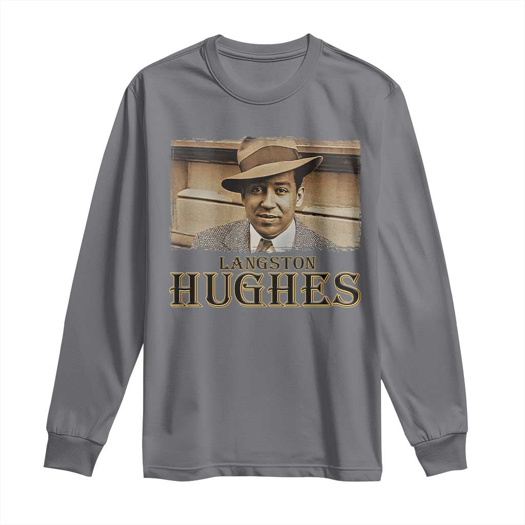 Langston Hughes Long Sleeve Shirt Harlem Renaissance Black History