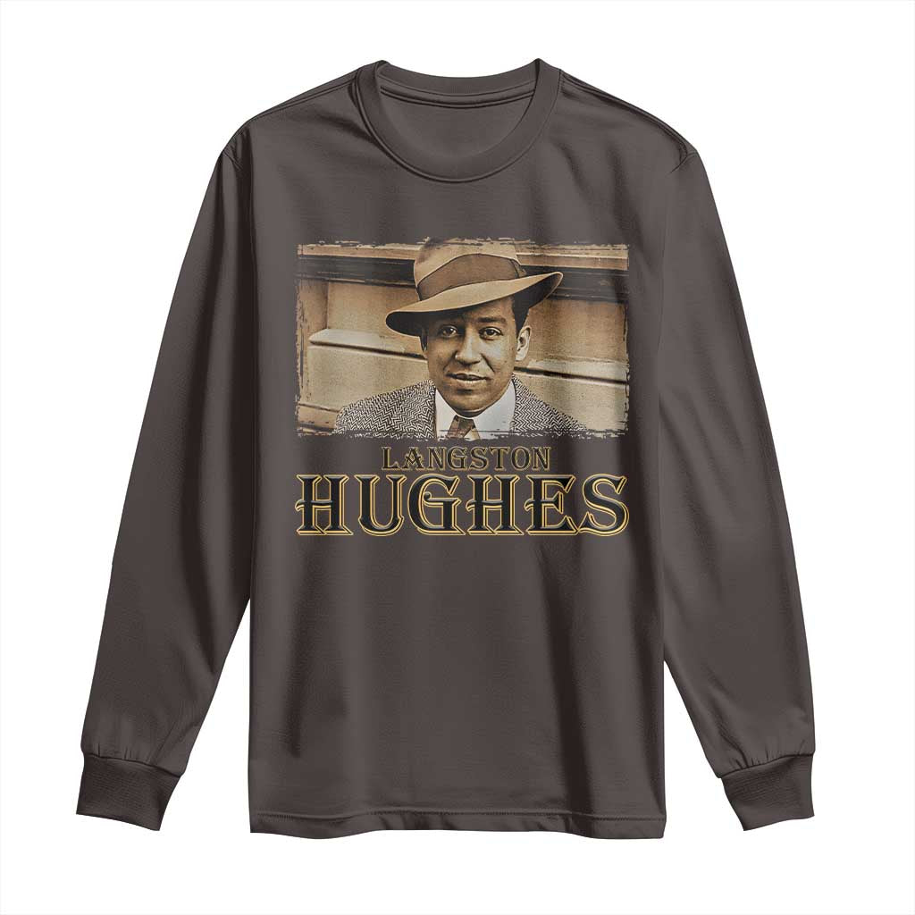Langston Hughes Long Sleeve Shirt Harlem Renaissance Black History