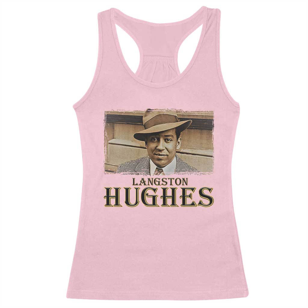 Langston Hughes Racerback Tank Top Harlem Renaissance Black History