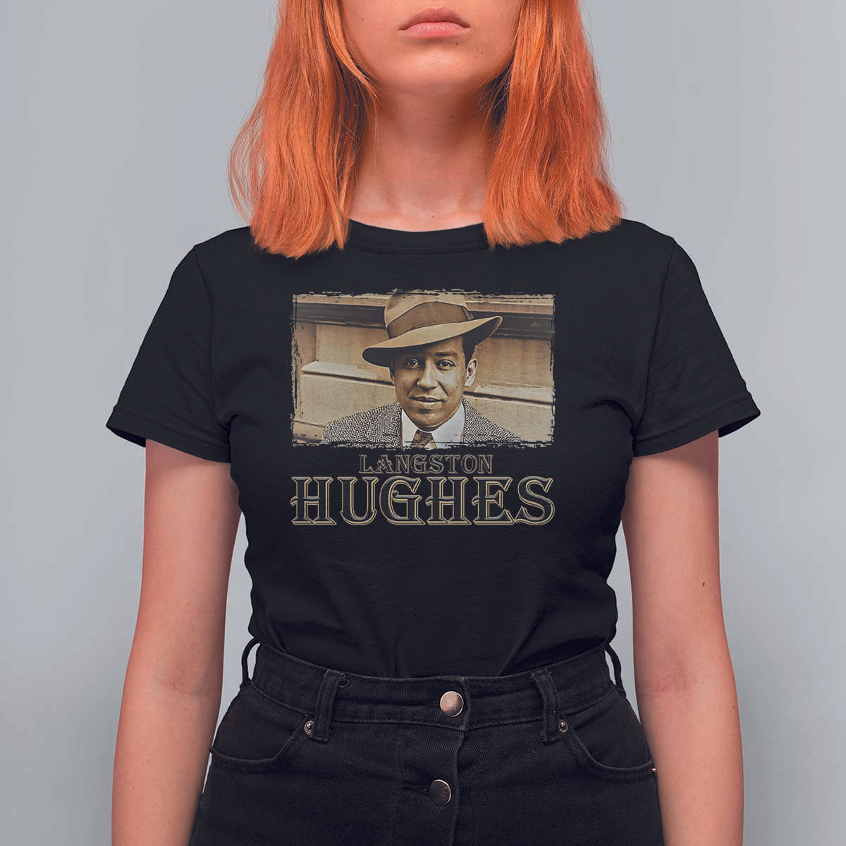Langston Hughes T Shirt For Women Harlem Renaissance Black History