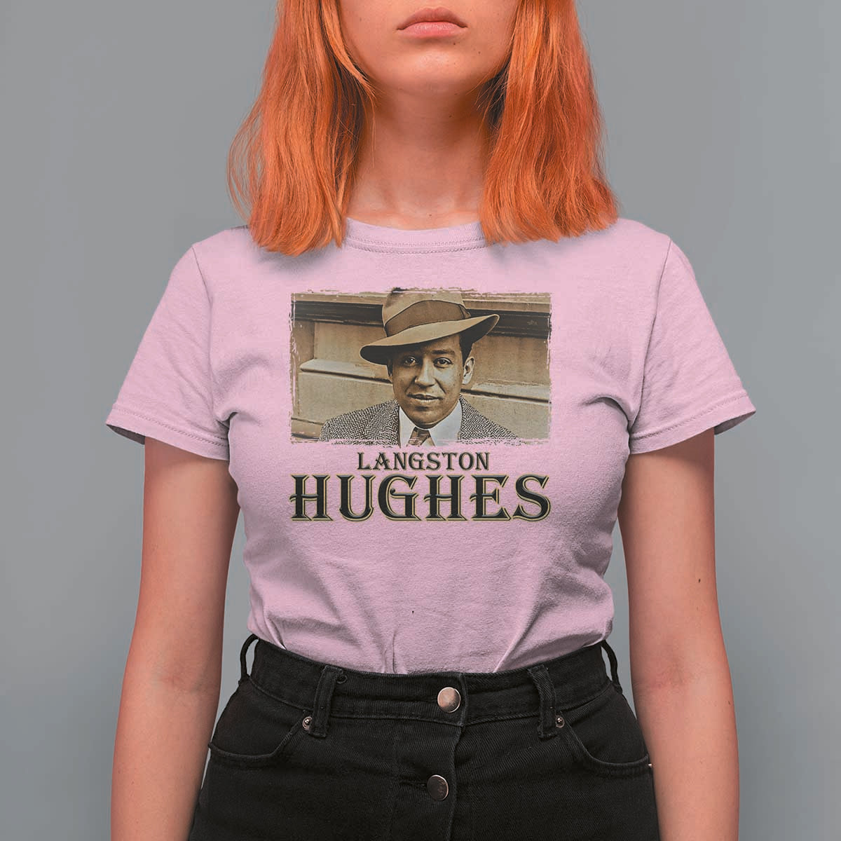 Langston Hughes T Shirt For Women Harlem Renaissance Black History
