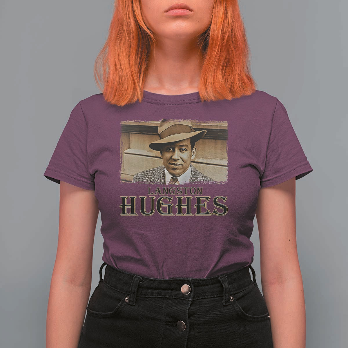 Langston Hughes T Shirt For Women Harlem Renaissance Black History