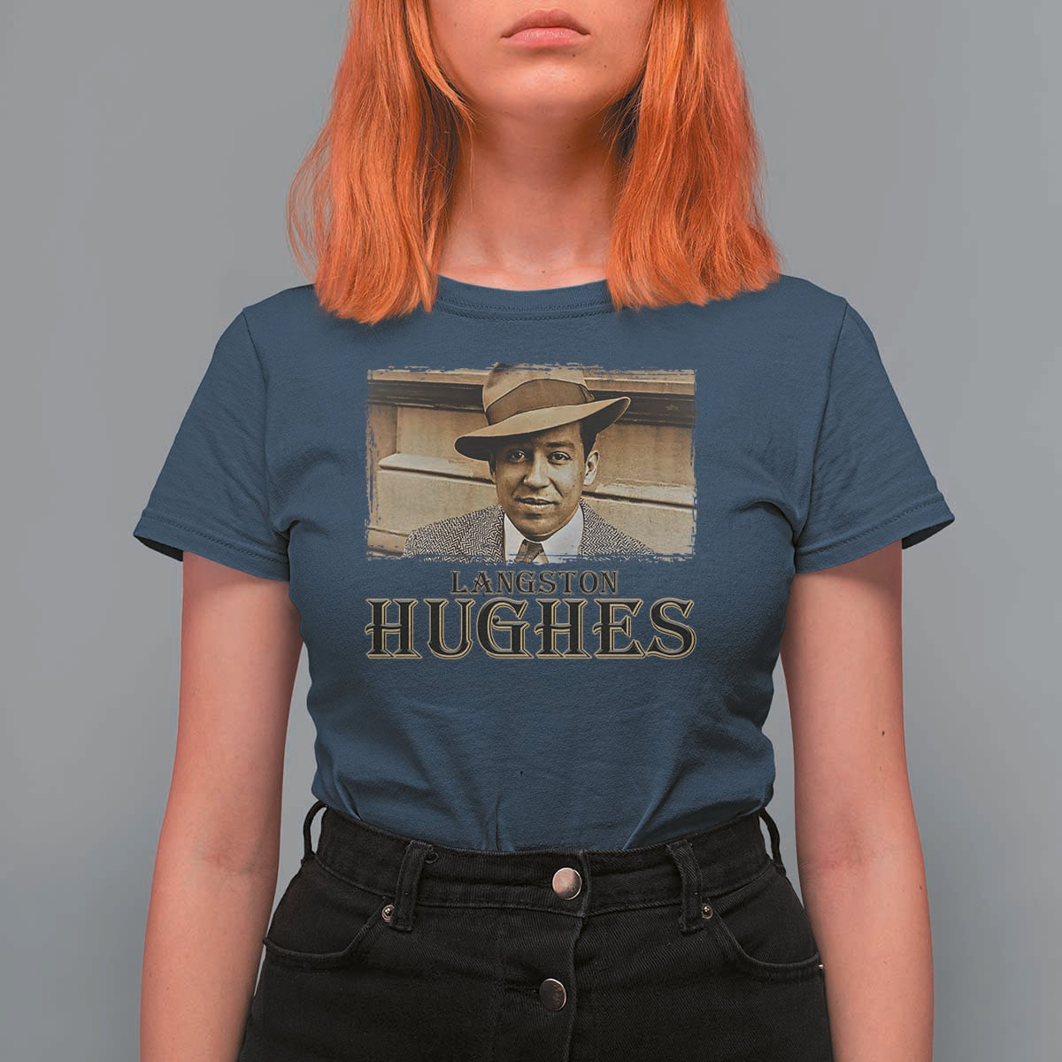 Langston Hughes T Shirt For Women Harlem Renaissance Black History