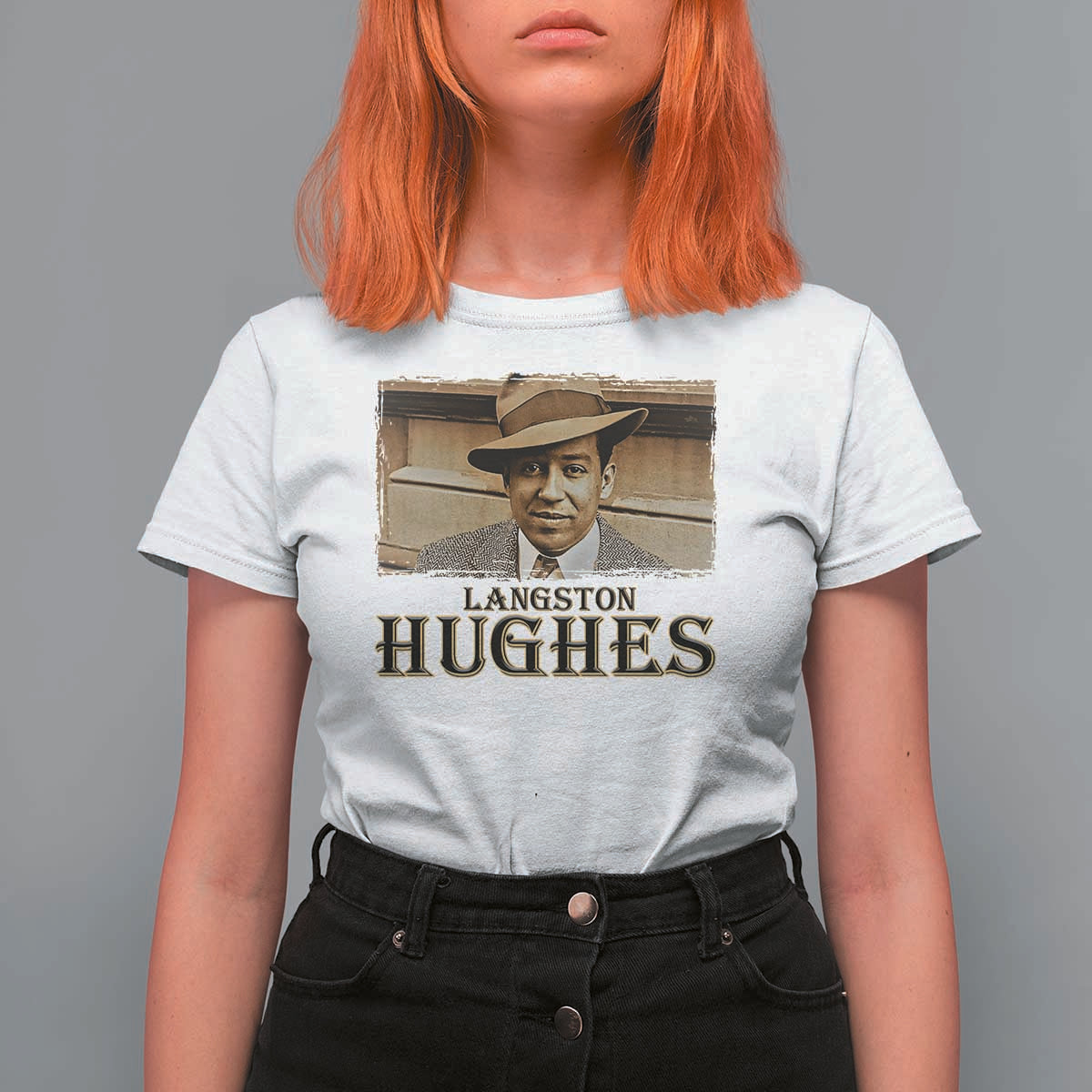 Langston Hughes T Shirt For Women Harlem Renaissance Black History