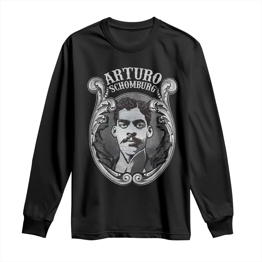 Harlem Renaissance Arturo Schomburg Long Sleeve Shirt