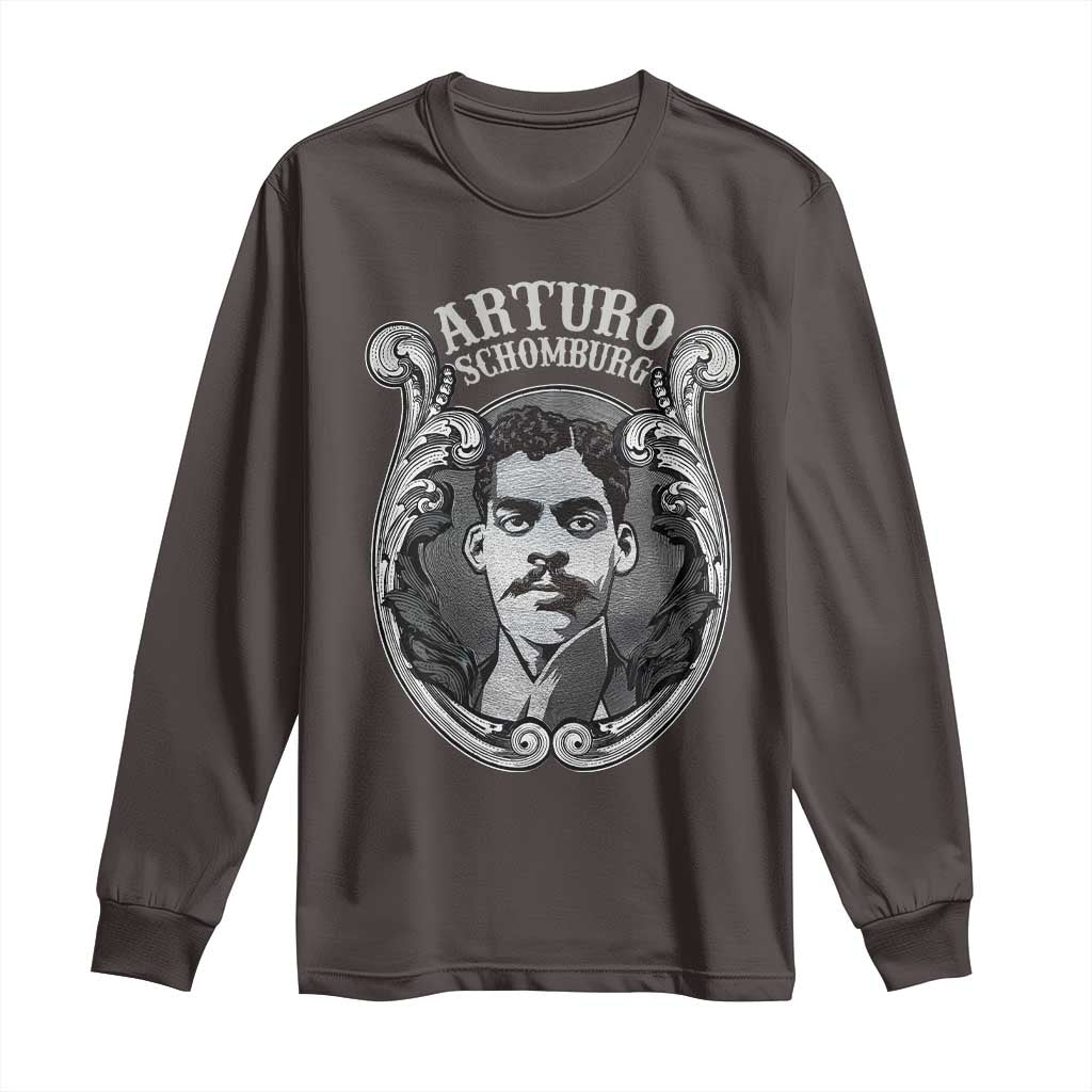 Harlem Renaissance Arturo Schomburg Long Sleeve Shirt