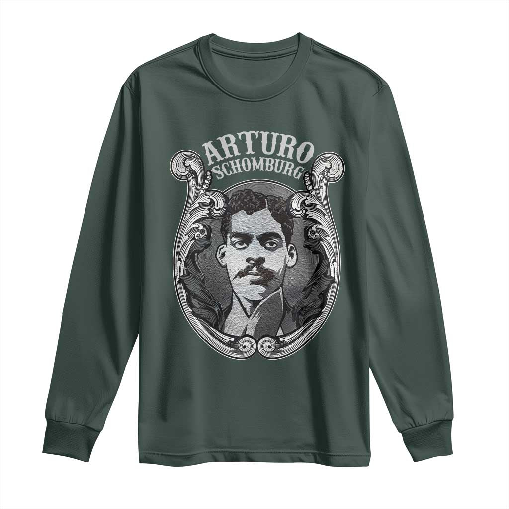 Harlem Renaissance Arturo Schomburg Long Sleeve Shirt