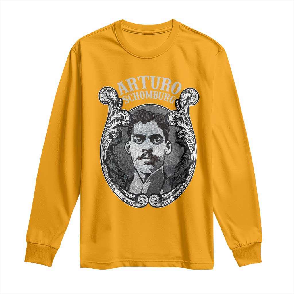 Harlem Renaissance Arturo Schomburg Long Sleeve Shirt