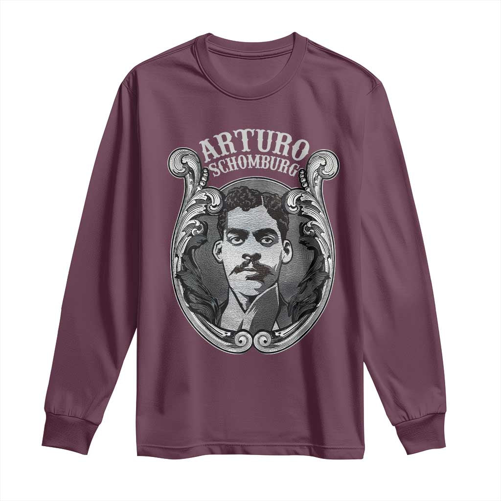 Harlem Renaissance Arturo Schomburg Long Sleeve Shirt