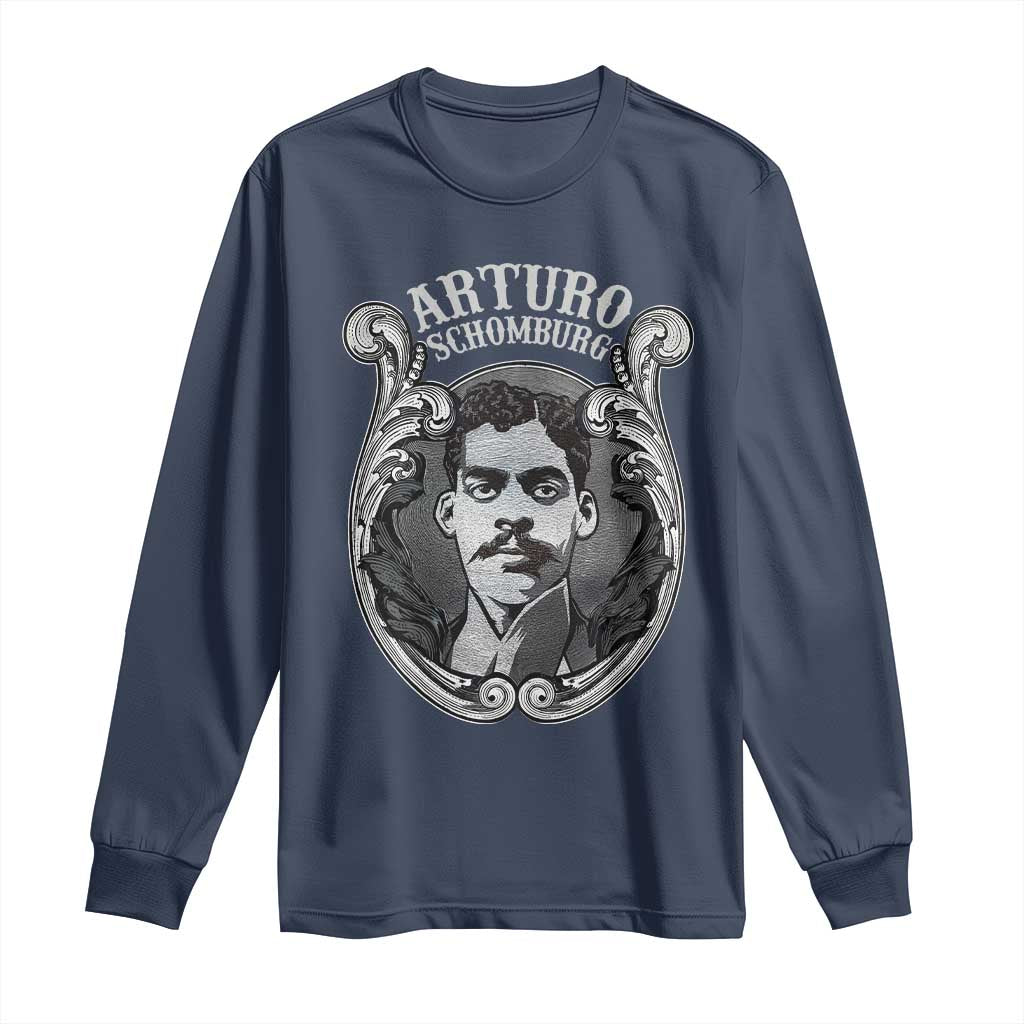 Harlem Renaissance Arturo Schomburg Long Sleeve Shirt