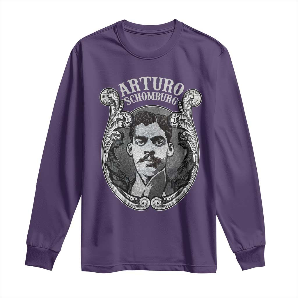 Harlem Renaissance Arturo Schomburg Long Sleeve Shirt