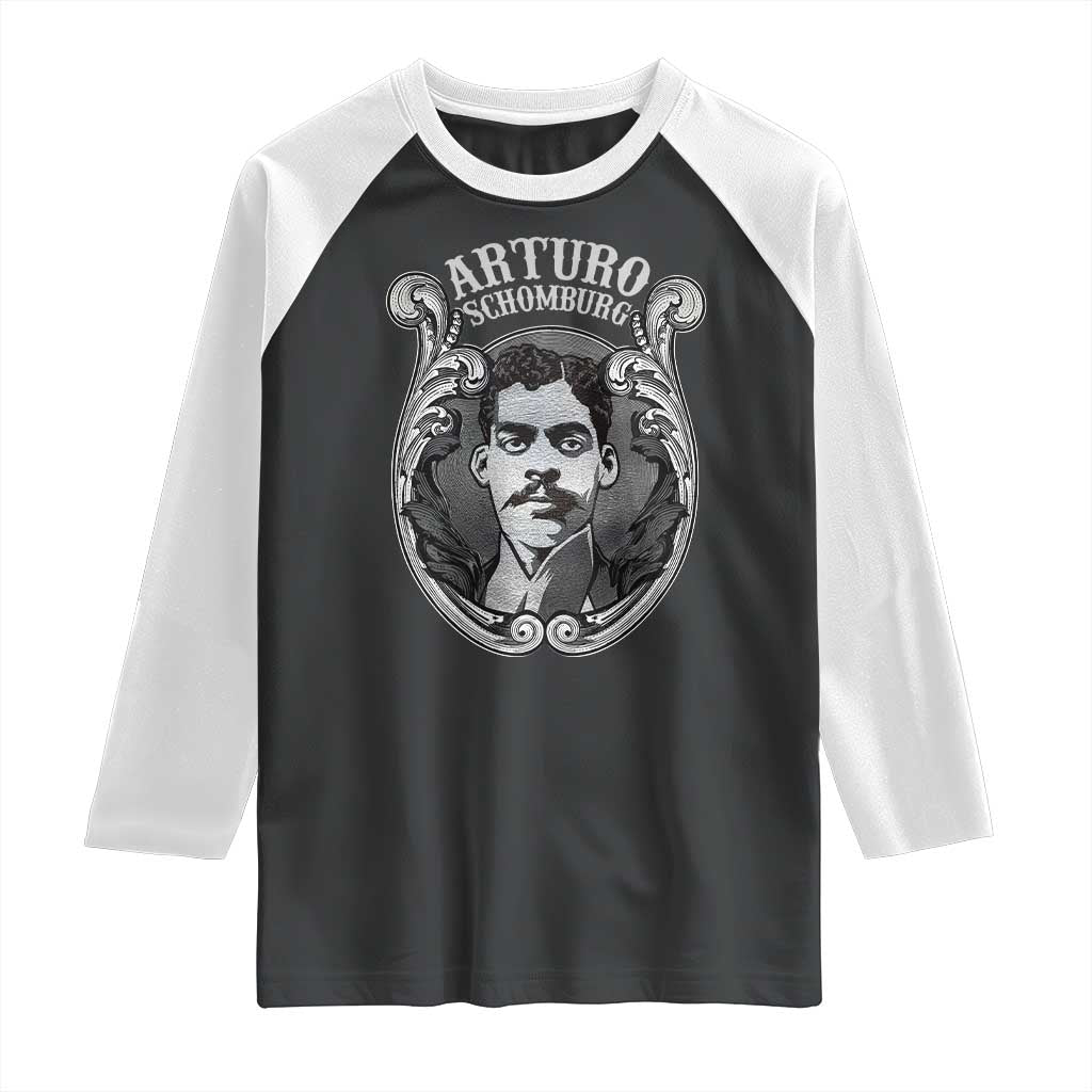 Harlem Renaissance Arturo Schomburg Raglan Shirt