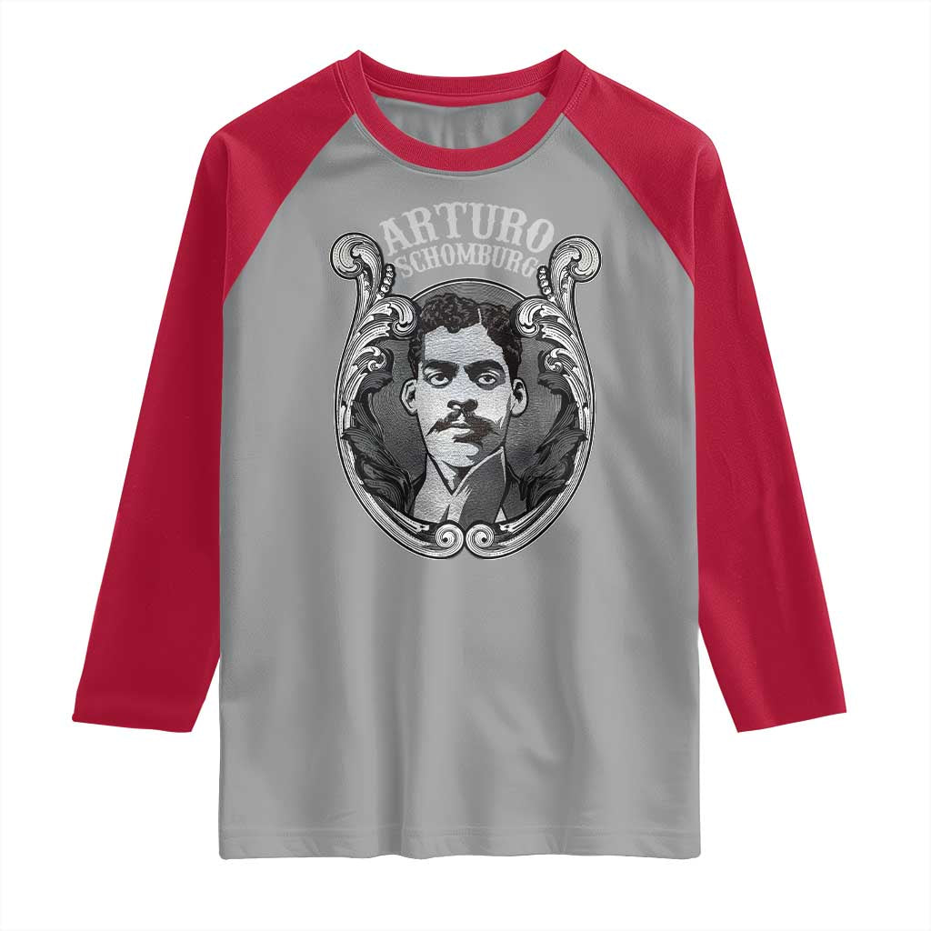 Harlem Renaissance Arturo Schomburg Raglan Shirt