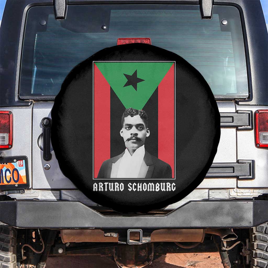 Arturo Schomburg Spare Tire Cover Harlem Renaissance Puerto Rican