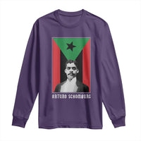 Arturo Schomburg Long Sleeve Shirt Harlem Renaissance Puerto Rican