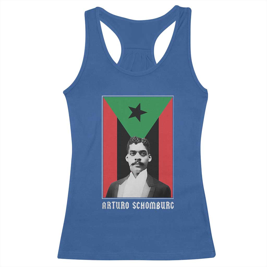 Arturo Schomburg Racerback Tank Top Harlem Renaissance Puerto Rican