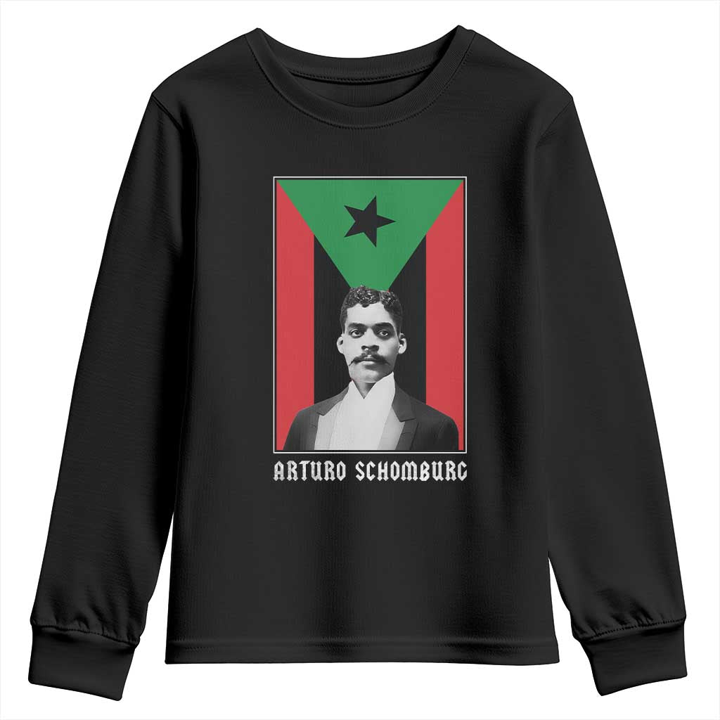 Arturo Schomburg Youth Sweatshirt Harlem Renaissance Puerto Rican