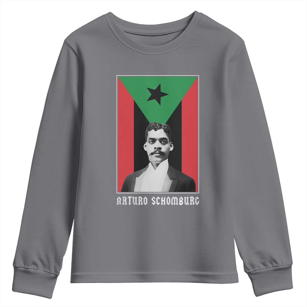 Arturo Schomburg Youth Sweatshirt Harlem Renaissance Puerto Rican