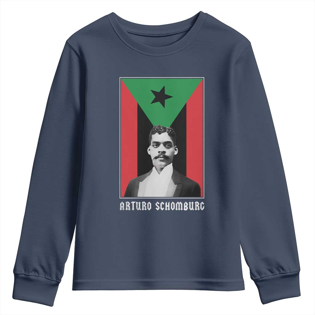 Arturo Schomburg Youth Sweatshirt Harlem Renaissance Puerto Rican