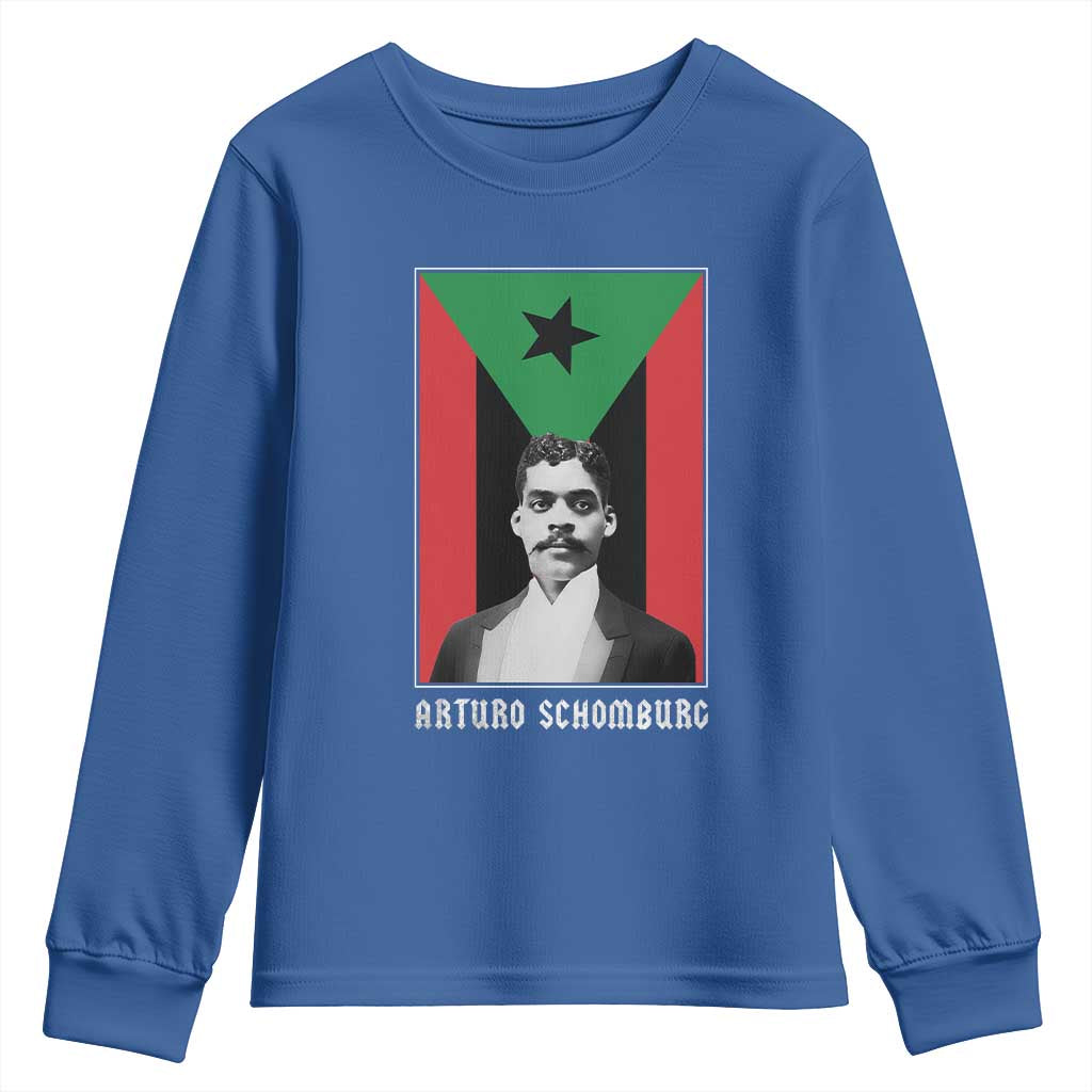 Arturo Schomburg Youth Sweatshirt Harlem Renaissance Puerto Rican