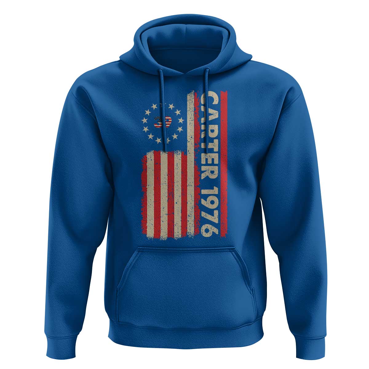 Jimmy Carter Hoodie 39th US President 1976 Retro American Flag