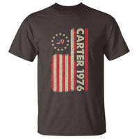 Jimmy Carter T Shirt 39th US President 1976 Retro American Flag