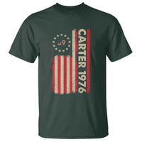 Jimmy Carter T Shirt 39th US President 1976 Retro American Flag