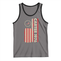 Jimmy Carter Tank Top 39th US President 1976 Retro American Flag