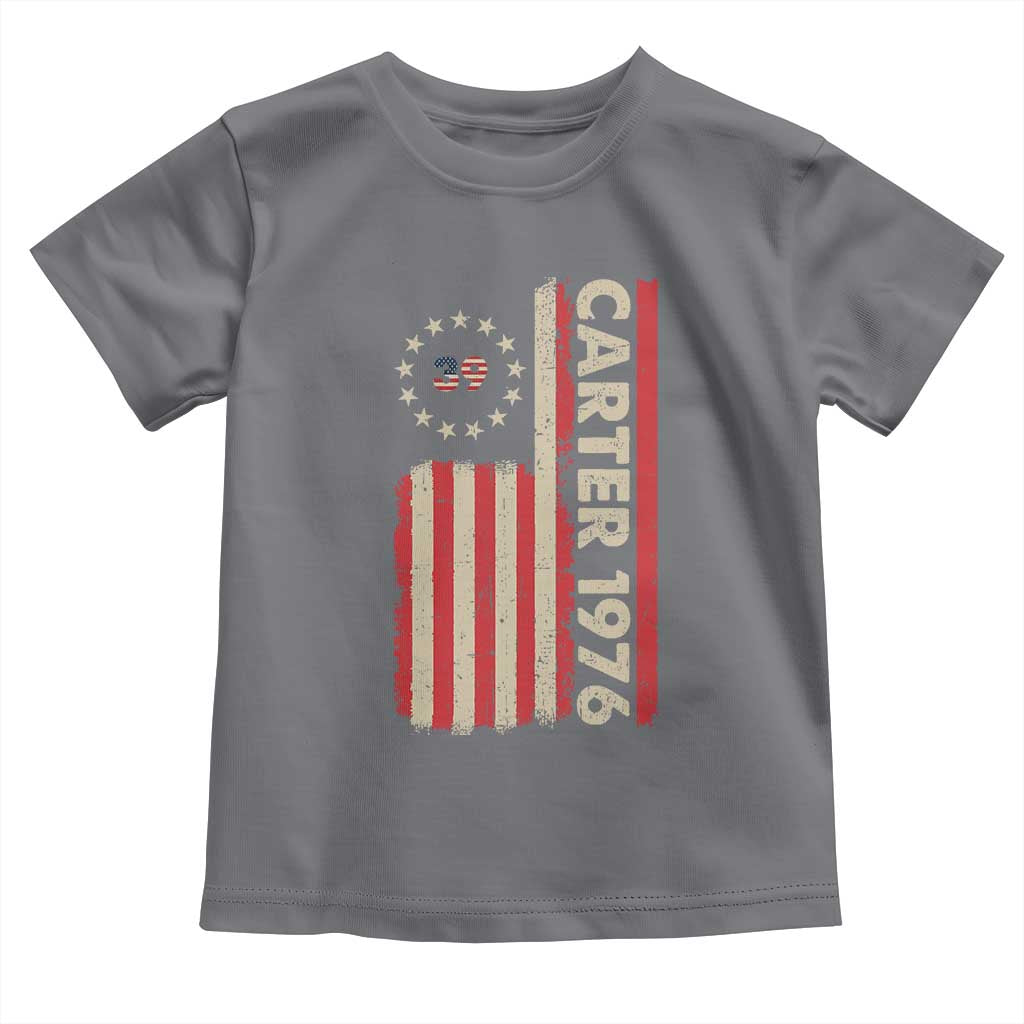 Jimmy Carter Toddler T Shirt 39th US President 1976 Retro American Flag