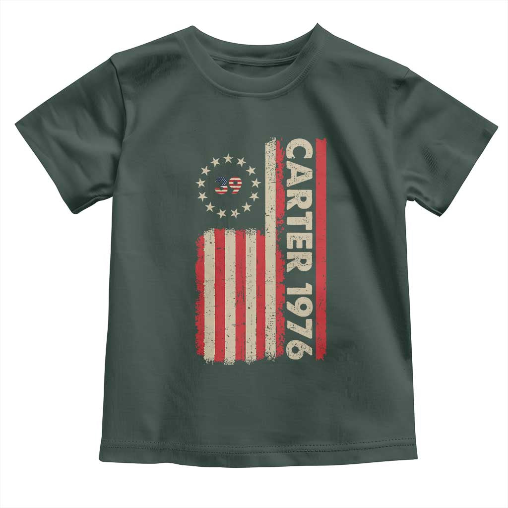 Jimmy Carter Toddler T Shirt 39th US President 1976 Retro American Flag