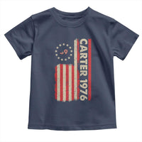 Jimmy Carter Toddler T Shirt 39th US President 1976 Retro American Flag