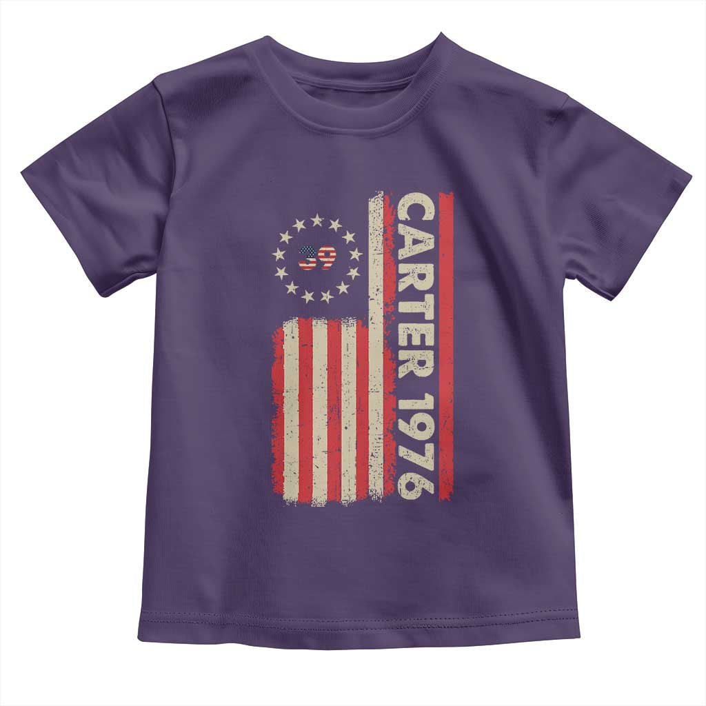 Jimmy Carter Toddler T Shirt 39th US President 1976 Retro American Flag